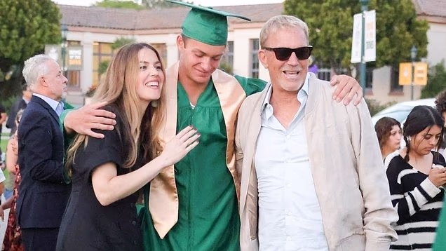 Kevin Costner Keeps His Distance from Ex Christine Baumgartner at Son’s Graduation